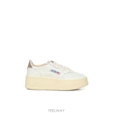 26FW 오트리 메달리스트 플랫폼 스니커즈 PTLW LL27 WHITE FEATHER GRAY