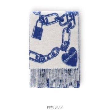 Acne 26SS ��ũ�� ��Ʃ��� ���÷� ��ī�� CA0413 AMC White blue26SS ��ũ�� ��Ʃ��� ���÷� ��ī�� CA0413 AMC White bl