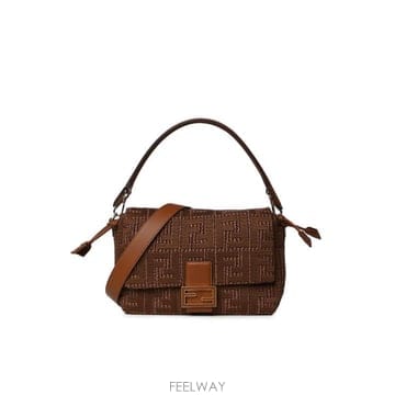 26FW 펜디 미디엄 맘마 바게트 백 8BR833 AY6GF1UJK BROWN
