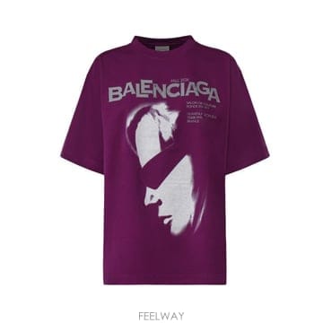Balenciaga 26FW �߷��þư� ���̵� �� ���̵� Ƽ���� 871733 TUVO55100 PURPLE26FW �߷��þư� ���̵� �� ���̵� Ƽ���� 871733 TUVO551