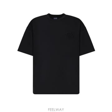 26FW 씨피 컴퍼니 반팔 티셔츠 21CMTS163A 005697G999 BLACK