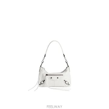 26FW 발렌시아가 르 시티 모토 미니백 866122 2ABEK9001 WHITE