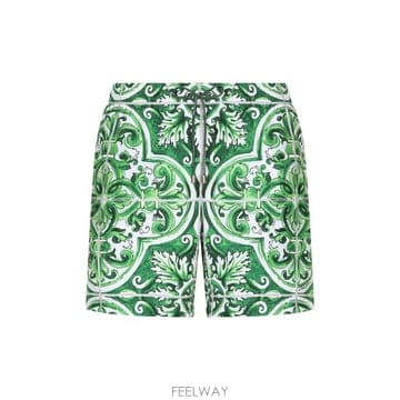 Dolce&Gabbana 26SS ��ü�ذ��ٳ� �������� M4A13T FIM4RH75DQ GREEN WHITE26SS ��ü�ذ��ٳ� �������� M4A13T FIM4RH75DQ GREEN WHI