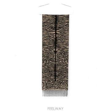 FENDI ��� tiger print fringed scarf 12188719972616 TP725368569��� tiger print fringed scarf 12188719972616 TP725368