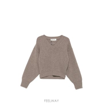 Rohe sculptural V neck sweater 12188737372424 TP725388791