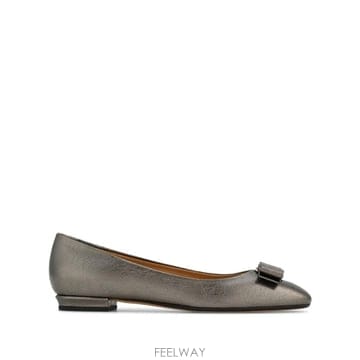 Ferragamo 26FW ����䷹ ��󰡸� VARINA CRACKLED LAMINATED METALLIC ���� BALLET26FW ����䷹ ��󰡸� VARINA CRACKLED LAMINATED METAL