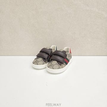 구찌 키즈 GG로고 로우탑 스니커즈 21 463088