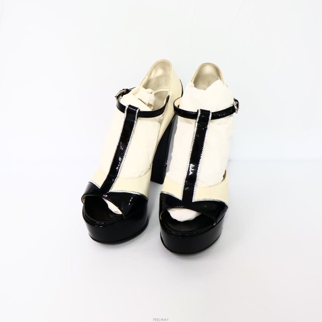 CHANEL [����ġ����] ���� G29595 T��Ʈ�� ���̴�Ʈ �÷��� �� ���� 35.5/225[����ġ����] ���� G29595 T��Ʈ�� ���̴�Ʈ �÷��� �� 