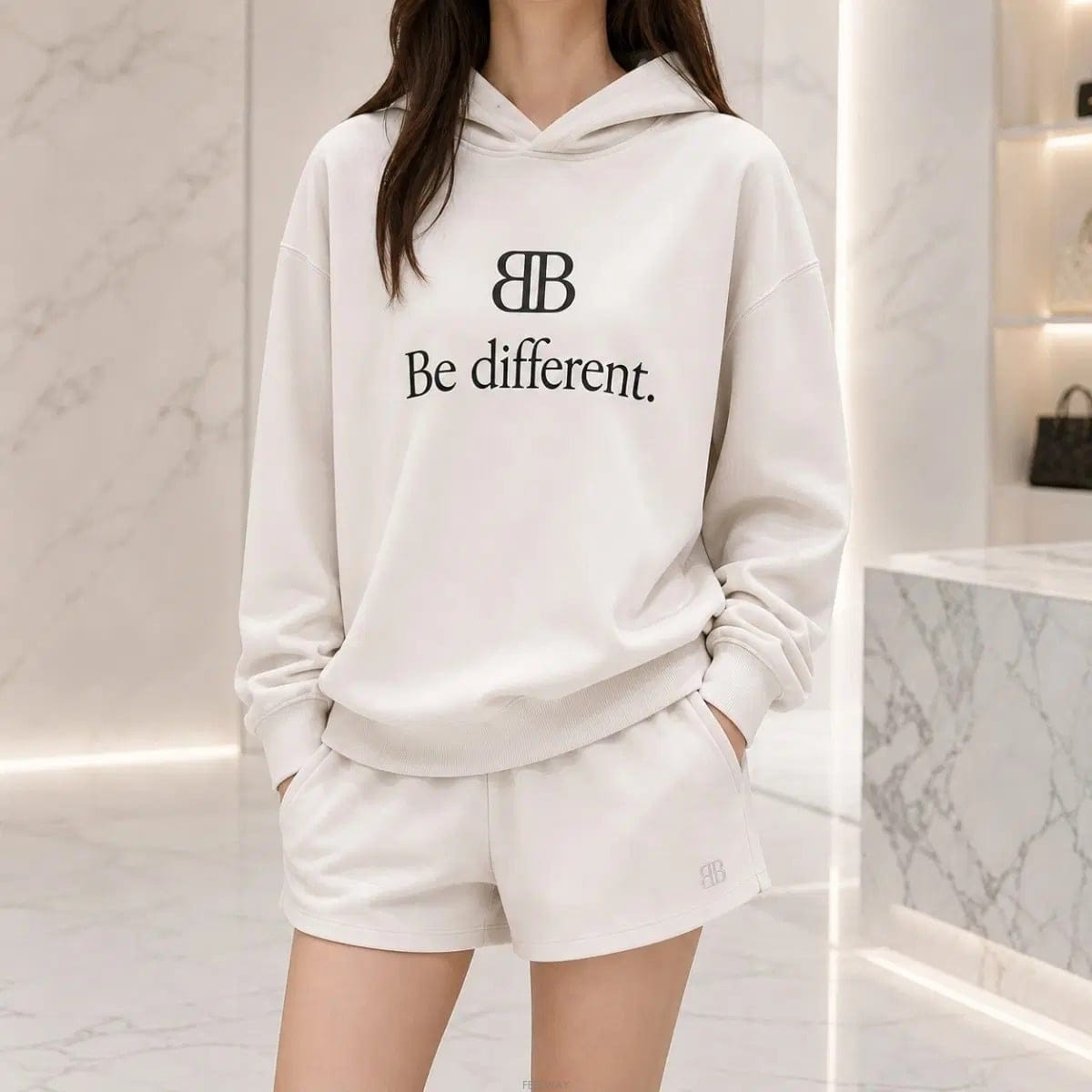 Balenciaga [��ǰ/������]  �߷��þư� ������ Be different �ΰ� �ĵ�Ƽ XXS / 55[��ǰ/������]  �߷��þư� ������ Be different �ΰ� ��
