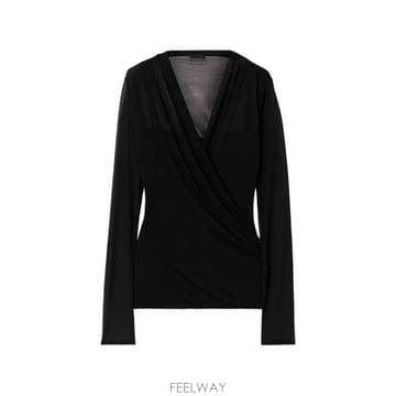 Givenchy 26 FW ����� draped V neck top BW618S315D TP45780579026 FW ����� draped V neck top BW618S315D TP457805790