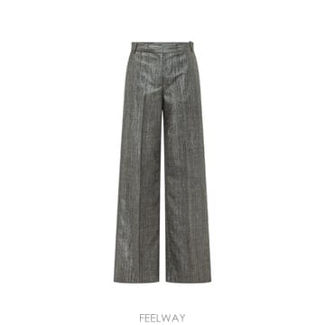 26 FW PINKO 메탈 울 혼방 팔라초 팬츠 107422A3G4 TP457194247