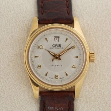 오리스 ORIS 실버다이얼 오토매틱 여성 시계 7446