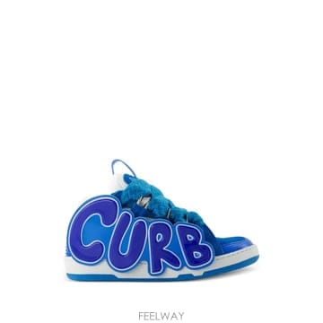 랑방 CURB 스니커즈 신세틱 블루
