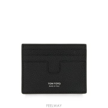 당일배송 톰포드 T 라인 그레인 레더 카드홀더