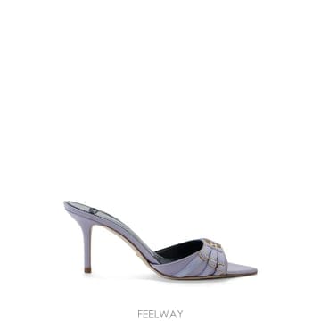 당일배송 Elisabetta Franchi 스트랩 레더 뮬