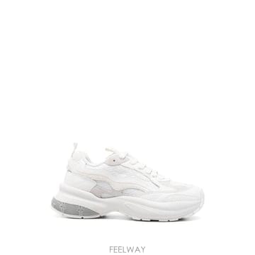 아르마니 레더 스니커즈 블랙