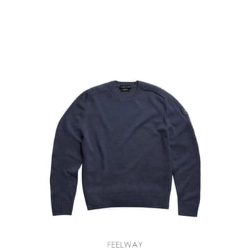 당일배송 캐나다구스 로고 패치 메리노 스웨터