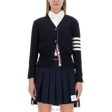 Thom Browne 26FW ����� ���� �޸��� �� 4�� Ŭ���� V�� ����� FKC207A 00014415 BLUE26FW ����� ���� �޸��� �� 4�� Ŭ���� V�� ����� FKC