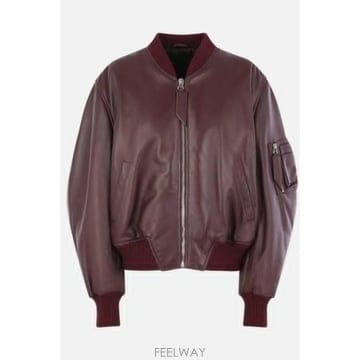 [E32]아티코 261WCB00004LBT128AA246 여성 가죽자켓 THE ATTICO oversized
