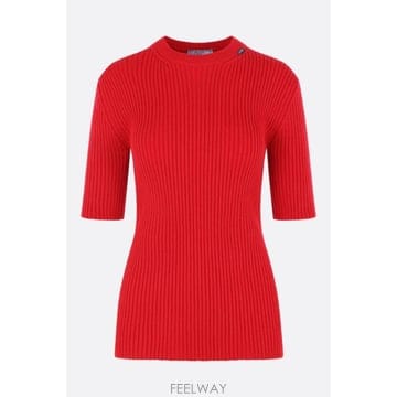 [E32]프라다 P24E3QSOOO6584F0011 의류 니트 스웨터 가디건 PRADA short sleev