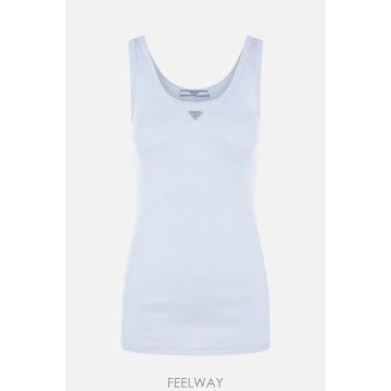[E32]프라다 39576LSWMO14L0F0012 의류 탱크탑 탑 민소매 PRADA jersey tank 