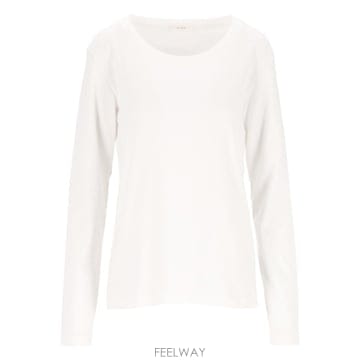 [A94]더로우 R000687K800OWH 여성 티셔츠 상의 THE ROW THE ROW Kalto Top