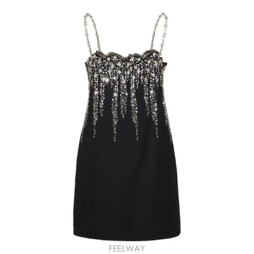 Valentino [B47]�߷�Ƽ�� 9B3VAH881CFNUD ���� ���ǽ� �巹�� BLACK MINI DRESS[B47]�߷�Ƽ�� 9B3VAH881CFNUD ���� ���ǽ� �巹�� BLACK 