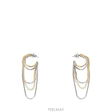 Swarovski [X45]���ͷκ꽺Ű 5749368 000 ���� �Ͱ��� �Ǿ�� �̾ Two tone metal Hyperb[X45]���ͷκ꽺Ű 5749368 000 ���� �Ͱ��� �Ǿ�� �̾�