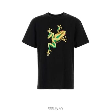 Loewe [X45]�ο��� H616Y22XAH BLACK ���� Ƽ���� �μҸ� ž Black cotton t shirt[X45]�ο��� H616Y22XAH BLACK ���� Ƽ���� �μҸ� ž Bla