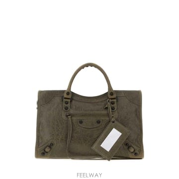 [X45]발렌시아가 8657602ACFH 3258 여성 토트백 쇼퍼백 탑핸들백 핸드백 Army green l