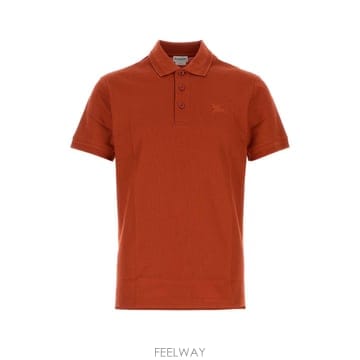 Burberry [X45]������ 8126927 C3501 ���� Ƽ���� �μҸ� ž Orange piquet polo shirt[X45]������ 8126927 C3501 ���� Ƽ���� �μҸ� ž Orange