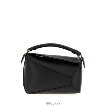 [X45]로에베 A510P88X60 BLACK 여성 토트백 쇼퍼백 탑핸들백 핸드백 Black leather 