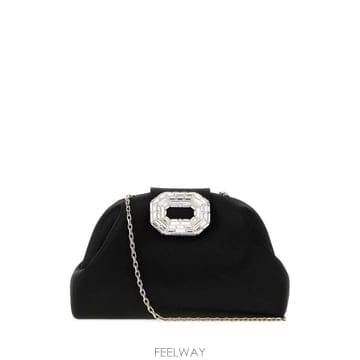 | Other Brand | [X45]AMINA MUADDI CAMELIABAG BLACK ���� Ŭ��ġ�� �Ŀ�ġ�� Black satin[X45]AMINA MUADDI CAMELIABAG BLACK ���� Ŭ��ġ�� �Ŀ�