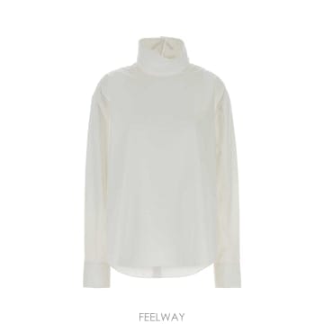 [X45]지방시 BW61NF16X0 100 여성 티셔츠 민소매 탑 나시 White poplin shirt