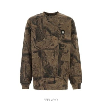 Carhartt [X45]Į��Ʈ I037173 3ZQGD ���� Ƽ���� �μҸ� ž Printed cotton L S Feath[X45]Į��Ʈ I037173 3ZQGD ���� Ƽ���� �μҸ� ž Printe