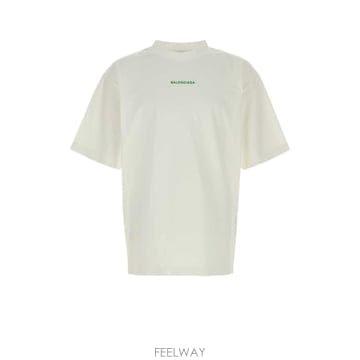 Balenciaga [X45]�߷��þư� 764235TTVJ1 9163 ���� Ƽ���� �μҸ� ž White cotton t shir[X45]�߷��þư� 764235TTVJ1 9163 ���� Ƽ���� �μҸ� ž