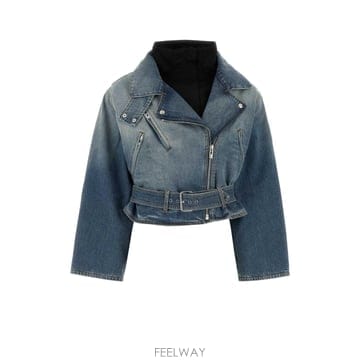 Alaia [X45]�˶��̾� AA9V1316D026D A56 ���� ���� ����Ʈ �������� ���� ���� Denim jacke[X45]�˶��̾� AA9V1316D026D A56 ���� ���� ����Ʈ ����