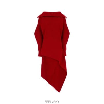 Givenchy [X45]����� BW231X4ZVC 600 ���� ���ǽ� �� �̵� �̴� �巹�� Red stretch wool[X45]����� BW231X4ZVC 600 ���� ���ǽ� �� �̵� �̴� ��