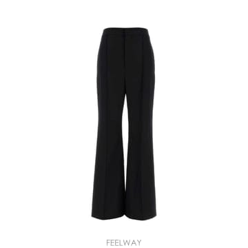[X45]까르뱅 6252K21154 N994 여성 조거팬츠 트랙팬츠 와이드 면바지 팬츠 Black wool 