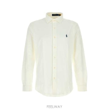 Ralph Lauren [X45]����  710B26145 003 ���� ���� ���� ���� ���� White cotton blend shi[X45]����  710B26145 003 ���� ���� ���� ���� ���� Whit