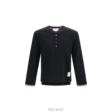 Thom Browne [K68]����� MJS319AJ0301 001 ���� ��Ʈ ������ ����� Buttoned Sweater wi[K68]����� MJS319AJ0301 001 ���� ��Ʈ ������ �����