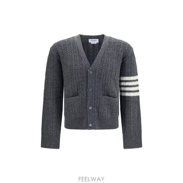 Thom Browne [K68]����� MKC661AY1005 035 ���� ��Ʈ ������ ����� V neck Sweater with[K68]����� MKC661AY1005 035 ���� ��Ʈ ������ �����