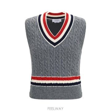 Thom Browne [K68]����� MKV098AY1026 035 ���� ��Ʈ ������ ����� Cable knit cricket[K68]����� MKV098AY1026 035 ���� ��Ʈ ������ �����