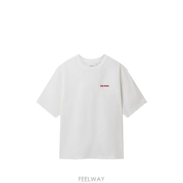 악셀 아리가토 로고 자수 티셔츠