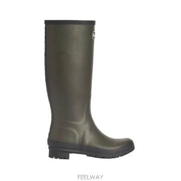 인더샵 Barbour 바버 그린 하이 부츠