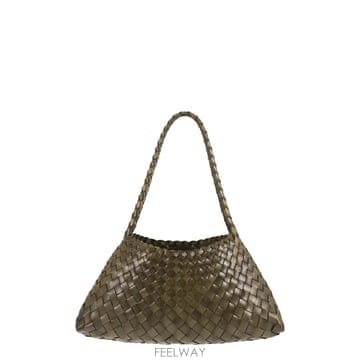 드래곤디퓨전 ROSANNA   Woven 레더 백 8943KHAKI TP581405091