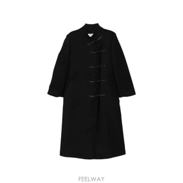26 FW Rohe 판쿠 클로저 울 코트 42110228 TP457713173