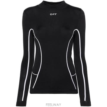 Off White 26 FW ����ȭ��Ʈ �ΰ� ��Ÿ���þ� �ɸ��� ž OWVB045S24KNI001 TP45771230826 FW ����ȭ��Ʈ �ΰ� ��Ÿ���þ� �ɸ��� ž OWVB045S24K