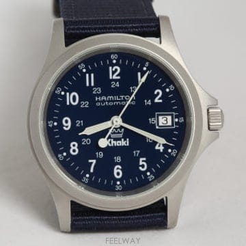 해밀턴 카키 Hamilton Khaki 네이비 다이얼 오토매틱 시계 9823