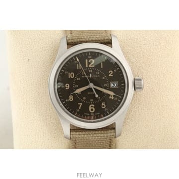 해밀턴 카키 Hamilton Khaki 브라운 다이얼 쿼츠 H682010